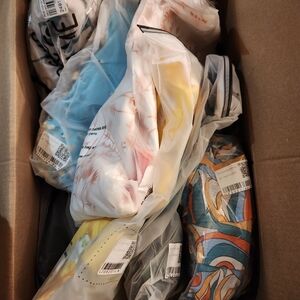 Wholesale Lot of 28 M Womens Clothing tops All NEW!  Reseller Box Resale Lot